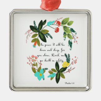 Bijbelversen stimuleren - punt 4:8 metalen ornament