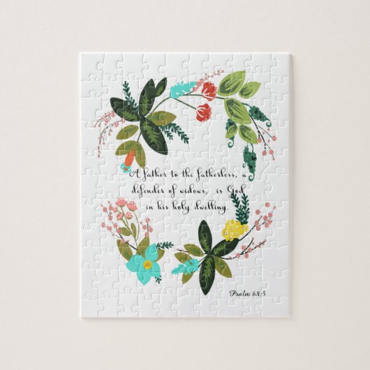 Bijbelversen stimuleren - punt 68:5 legpuzzel (Verticaal)