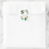 Bijbelversen stimuleren - Romeinen 8:37 Vierkante Sticker (Tas)