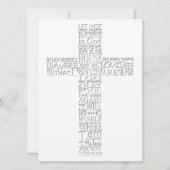 Bijbelversen van John 14 Memorial Service Kaart (Voorkant)