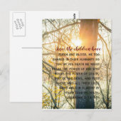 Bijbelversen, zonsondergang, Hebreeuws 2 Briefkaart (Voorkant / Achterkant)