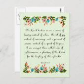 Bijbelverses Art - Isaiah 61:3 Briefkaart (Voorkant / Achterkant)