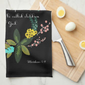 Bijbelverses Art - Matthew 5:9 Theedoek (Quarter Fold)