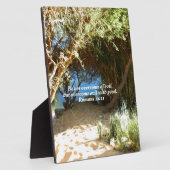 Bijbelverses Love Quote Gezegde Romans 12:21 Fotoplaat (Zijkant)