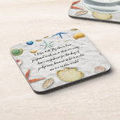 Bijbelversie 1 John 4:17 Bier Onderzetter (Linkerzijde)