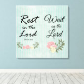 Bijbelversie Canvas Afdruk (Insitu (Houten vloer))