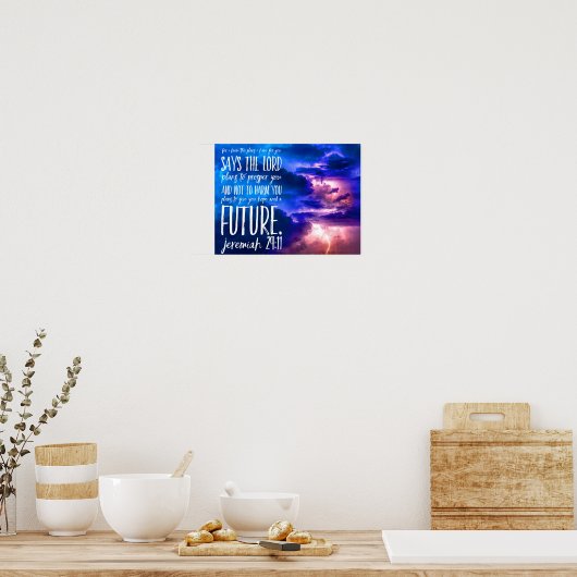 Bijbelversie Christelijke scripts Bijbelprijsopgav Poster (Keuken)