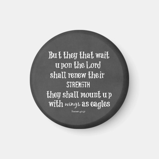 Bijbelversie: hernieuwde kracht, vleugels als adel magneet (Voorkant)