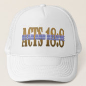 Bijbelversie: HOREN EN GELOVEN Trucker Pet (Voorkant)