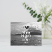 Bijbelversie: Ik ben de Manier, Waarheid, Leven Briefkaart (Staand voorkant)