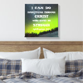 Bijbelversie Inspirerend offerte-scripts Canvas Afdruk (Insitu (Slaapkamer))