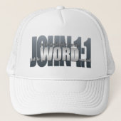 Bijbelversie: John 1:1 Trucker Pet (Voorkant)