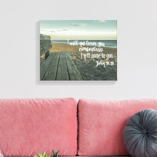 Bijbelversie (John) Canvas Afdruk (Insitu (Woonkamer))