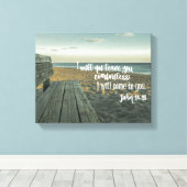 Bijbelversie (John) Canvas Afdruk (Insitu (Houten vloer))
