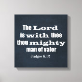 Bijbelversie mannen canvas afdruk (Voorkant)