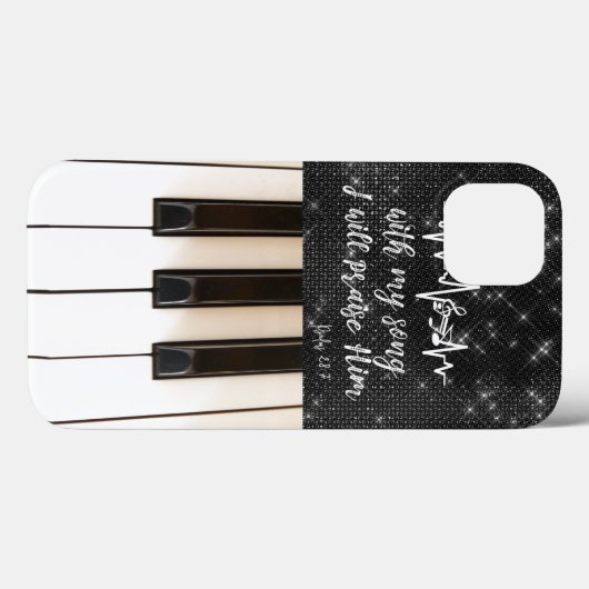Bijbelversie met pianoketoestel Case-Mate iPhone case (Achterkant (horizontaal))