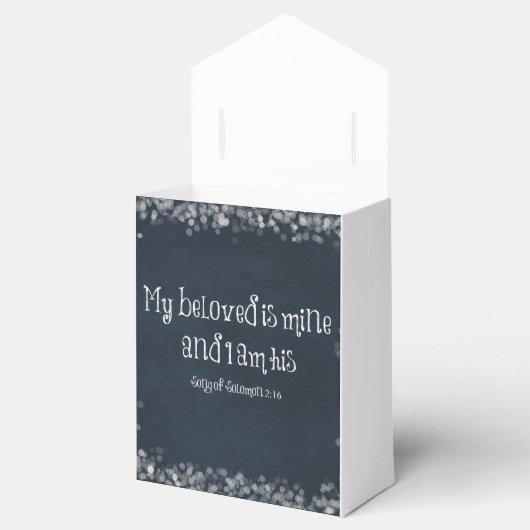 Bijbelversie: Mijn geloof is mijn mijn en ik ben z Bedankdoosjes (Geopend)