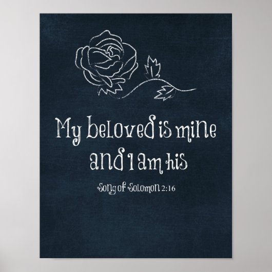 Bijbelversie: Mijn geloof is mijn mijn en ik ben z Poster (Voorkant)