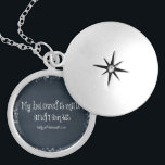 Bijbelversie: Mijn geloof is mijn mijn en ik ben z Zilver Vergulden Ketting<br><div class="desc">Bijbelvers: Mijn Geliefde is de Mijne en Ik ben de Zijne. Mooie romantische bijbelvers op  zwart krijtbord met bokeh lichtranden. Schriftgedeelte uit het lied van Salomo. Perfect voor bruiloften,  jubilea,  etc.</div>