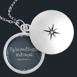 Bijbelversie: Mijn geloof is mijn mijn en ik ben z Zilver Vergulden Ketting<br><div class="desc">Bijbelvers: Mijn Geliefde is de Mijne en Ik ben de Zijne. Mooie romantische bijbelvers op  zwart krijtbord met bokeh lichtranden. Schriftgedeelte uit het lied van Salomo. Perfect voor bruiloften,  jubilea,  etc.</div>
