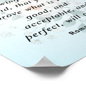 Bijbelversie, Romans 12:2 Poster (Hoek)