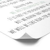 Bijbelversie - Schuur voor scripts - Kunst Eucalyp Poster (Hoek)