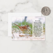 Bijbelversie Scriptnotitie Kaart Religie Notitiekaartje (Voorkant / Achterkant in situ)