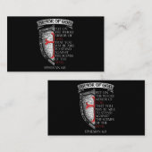 Bijbelversie T is perfect Christelijk katholiek bi Visitekaartje (Voorkant / Achterkant)