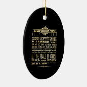 Bijbelversie van de lettertechniek - Colossians 3: Keramisch Ornament (Rechts)