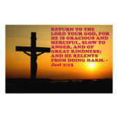 Bijbelversie van Joel 2:13. Foto Afdruk (Voorkant)