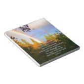 Bijbelversie voor regenboogbos Christelijke script Notitieblok (Schuin)