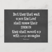 Bijbelversie: Wings as Eagles Briefkaart (Voorkant)