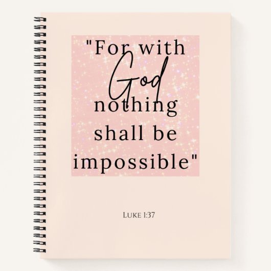 Bijbelversleten 1:37 notitieboek (Voorkant)