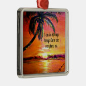 Bijbelversum, Filipijnse kaasset 4:13 Metalen Ornament (Rechts)