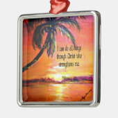 Bijbelversum, Filipijnse kaasset 4:13 Metalen Ornament (Links)