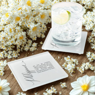 Bijbelversum Filipijnse Onderzetter Glazen Onderzetter