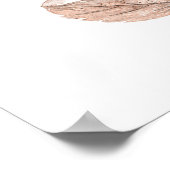 Bijbelversum Lord Psalm Leafy poster (Hoek)