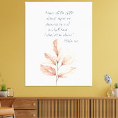 Bijbelversum Lord Psalm Leafy poster Canvas Afdruk (Insitu (Woonkamer))