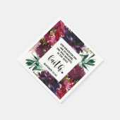 Bijbelversum Matthew Floral Square Servet (Hoek)