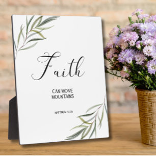 Bijbelversum Matthew vertrekt scriptie Plaque Fotoplaat