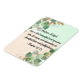 Bijbelversum — Psalm Greenery-scriptie Magnet Magneet (Linkerzijde)