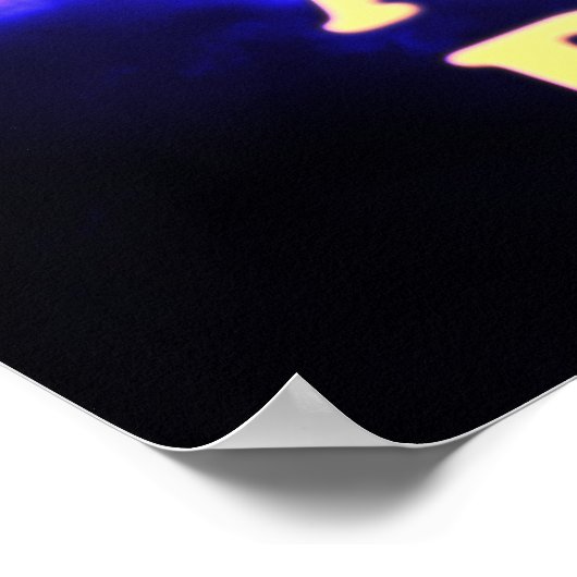 Bijbelversum uit de Deuteronomie 8:2. Poster (Hoek)