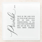 Bijbelverversd Onderzetter Glazen Onderzetter (Voorkant)