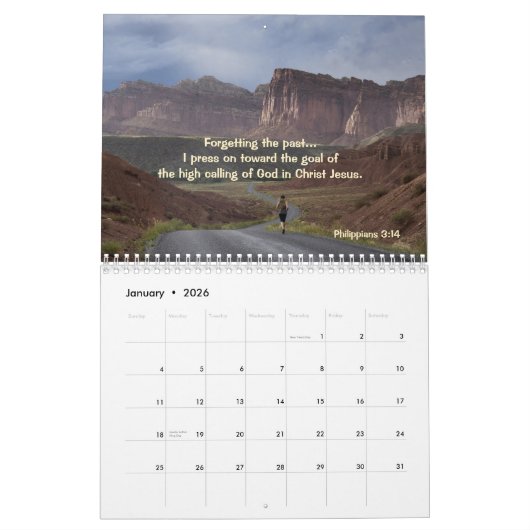 Bijbelverzen en Bergen Christelijk Kalender (Jan 2026)