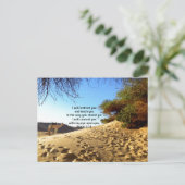 Bijbelverzen Inspirerend Quote Psalm 32:8 Portab Briefkaart (Staand voorkant)