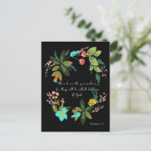 Bijbelverzen Kunst - Mattheüs 5:9 Briefkaart (Staand voorkant)