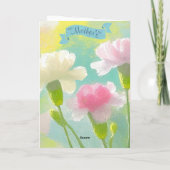 Bijbelverzen Moeder, 1 Korintiërs, Anjers Feestdagen Kaart (Achterkant)