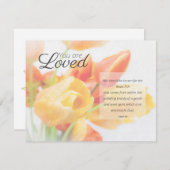 Bijbelverzen Moeders Liefde Feestdagenkaart (Voorkant / Achterkant)