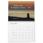 Bijbelverzen & Ocean Scenery Christelijk Kalender (Jan 2027)