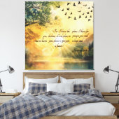 Bijbelverzen opheffen Serene Natuur Scènes Canvas Afdruk (Insitu (Slaapkamer))